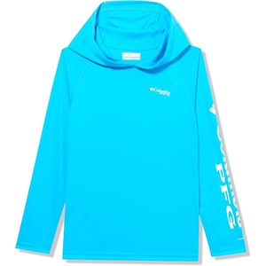 image:imageColumbia Terminal Tackle Hoodie Little KidsBig KidsOcean BlueWhite Logo