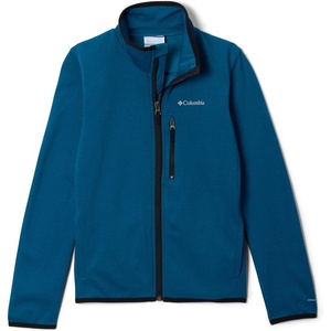 image:imageColumbia boys Essential Hike Grid Fleece Full ZipPhoenix Blue