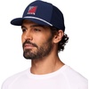 image:imageColumbia Unisex Adult PFG Tidal Pursuit 3D Stretch Snap BackCollegiate NavyAmericana Waves