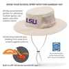 image:imageColumbia Unisex Collegiate Bora Bora III Booney  Wide Brim Cooling All Day Comfort PackableLsu  Crushed Clay