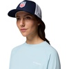 image:imageColumbia Unisex PFG Mesh 3D Stretch Snap BackCollegiate NavyAmericana Badge