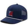 image:imageColumbia Unisex Adult PFG Tidal Pursuit 3D Stretch Snap BackCollegiate NavyAmericana Waves
