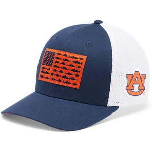 image:imageColumbia Collegiate PFG Mesh Fish Flag Ball CapAub  Navy