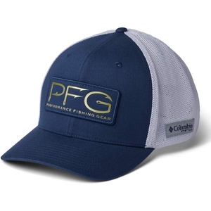 image:imageColumbia Collegiate PFG Mesh Fish Flag Ball CapCarbonPfg Hook Patch