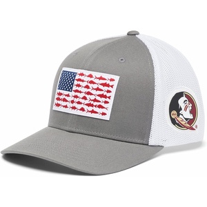 image:imageColumbia Collegiate PFG Mesh Fish Flag Ball CapFsu  Titanium