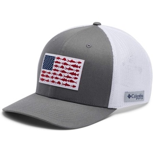 image:imageColumbia Collegiate PFG Mesh Fish Flag Ball CapTitaniumWhite