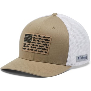image:imageColumbia Collegiate PFG Mesh Fish Flag Ball CapTuskWhiteFish Flag