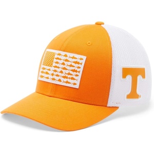 image:imageColumbia Collegiate PFG Mesh Fish Flag Ball CapUt  Solarize