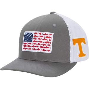 image:imageColumbia Collegiate PFG Mesh Fish Flag Ball CapUt Titanium