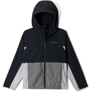 image:imageColumbia Kids Tabor Trail Windbreaker Little KidBig KidBlackColumbia GreyCity Grey