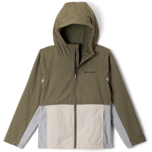 image:imageColumbia Kids Tabor Trail Windbreaker Little KidBig KidStone GreenColumbia GreyDark Stone
