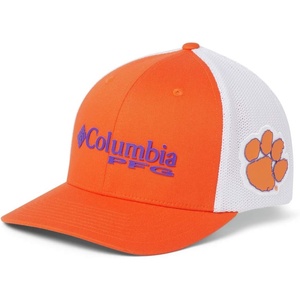 image:imageColumbia NCAA UnisexAdult PFG Mesh Ball Cap LargeXLargeCle  Spark Orange