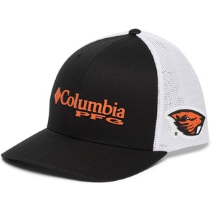 image:imageColumbia NCAA UnisexAdult PFG Mesh Ball Cap LargeXLargeOsu  Black