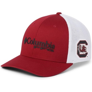 image:imageColumbia NCAA UnisexAdult PFG Mesh Ball Cap LargeXLargeSc  Beet