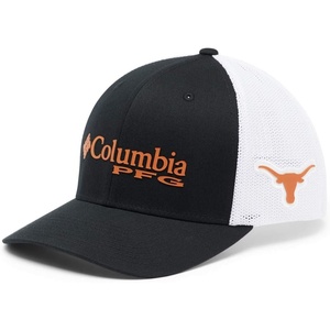 image:imageColumbia NCAA UnisexAdult PFG Mesh Ball Cap LargeXLargeTex  Black
