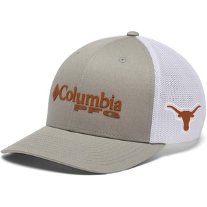 image:imageColumbia NCAA UnisexAdult PFG Mesh Ball Cap LargeXLargeTexlight Grey