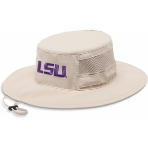 image:imageColumbia Unisex Collegiate Bora Bora III Booney  Wide Brim Cooling All Day Comfort PackableLsu  Crushed Clay