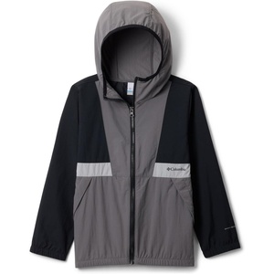 image:imageumbia Youth Boys Spire Valley WindbreakerBlackCity GreyColumbia Grey