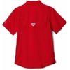 image:imageColumbia Boys PFG Tamiami Short Sleeve ShirtRed Spark
