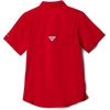 image:imageColumbia Boys PFG Tamiami Short Sleeve ShirtRed Spark