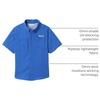 image:imageColumbia Boys PFG Tamiami Short Sleeve ShirtVivid Blue