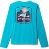 image:imageColumbia Boys Terminal Tackle PFG Fish Bars Long SleeveOcean Teal Graphic