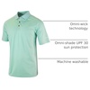 image:imageColumbia Golf Mens OmniWick Drive II PoloGulf Stream
