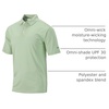 image:imageColumbia Mens Golf Club Invite Polo Omni Wick Lightweight Short Sleeve ShirtKey West