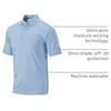 image:imageColumbia Mens Golf Club Invite Polo Omni Wick Lightweight Short Sleeve ShirtWhite Cap