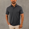 image:imageColumbia Mens Golf Drive Polo Shirt Omni Wick Performance Breathable Short SleeveForged Iron