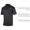 image:imageColumbia Mens Golf Flycaster Pocket Polo Shirt Omni Wick Breathable Short SleeveBlack