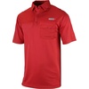 image:imageColumbia Mens Golf Flycaster Pocket Polo Shirt Omni Wick Breathable Short SleeveIntense Red
