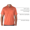 image:imageColumbia Mens Golf Flycaster Pocket Polo Shirt Omni Wick Breathable Short SleeveLychee
