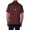 image:imageColumbia Mens Golf Flycaster Pocket Polo Shirt Omni Wick Breathable Short SleeveMaroon