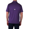 image:imageColumbia Mens Golf Flycaster Pocket Polo Shirt Omni Wick Breathable Short SleevePurple