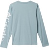 image:imageColumbia boys Terminal Tackle Long Sleeve TeeCrushed BlueWhite Logo