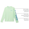 image:imageColumbia boys Terminal Tackle Long Sleeve TeeKey WestVivid Blue Logo