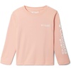 image:imageColumbia boys Terminal Tackle Long Sleeve TeeLight CoralWhite Logo