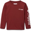 image:imageColumbia boys Terminal Tackle Long Sleeve TeeRed JasperWhite Logo