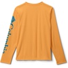 image:imageColumbia boys Terminal Tackle Long Sleeve TeeSummer OrangeBlue Echo Logo