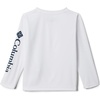 image:imageColumbia boys Terminal Tackle Long Sleeve TeeWhiteCollegiate Navy Logo
