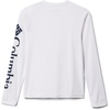 image:imageColumbia boys Terminal Tackle Long Sleeve TeeWhiteCollegiate Navy Logo