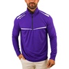 image:imageColumbia Golf OmniWick Scorecard 14 Zip Long Sleeve PulloverPurple