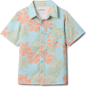image:imageColumbia Boys PFG Super Slack Tide Short Sleeve Camp ShirtMarine Light Floated