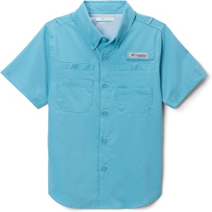 image:imageColumbia Boys PFG Tamiami Short Sleeve ShirtVintage Blue