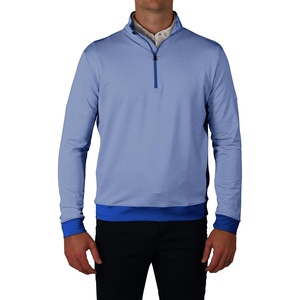 image:imageColumbia Golf Mens OmniWick Even Lie Mens 14 Zip PulloverAzul