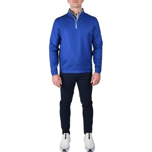 image:imageColumbia Golf Mens OmniWick Printed Wickhams Hills PulloverPrinted Azul