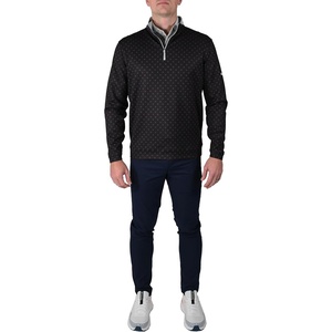 image:imageColumbia Golf Mens OmniWick Printed Wickhams Hills PulloverPrinted Black