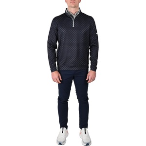 image:imageColumbia Golf Mens OmniWick Printed Wickhams Hills PulloverPrinted Collegiate Navy