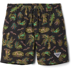 image:imageColumbia Kids PFG Rambler Printed Water Shorts Little KidBig KidShark Everglades